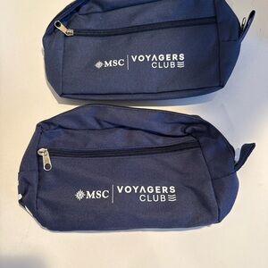 MSC Voyagers/Yacht Club Navy Cosmetic Bag NEW